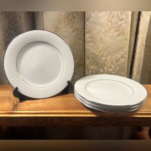 Dessert Plates 6.25” Set of 4 Noritake Buckingham 6438 Japan (more available)